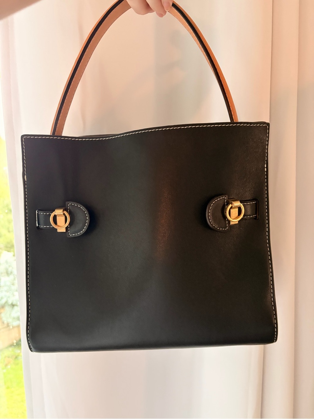 Tory Burch Lee Radziwill Small Double Shoulder Bag - Picture 5 of 15